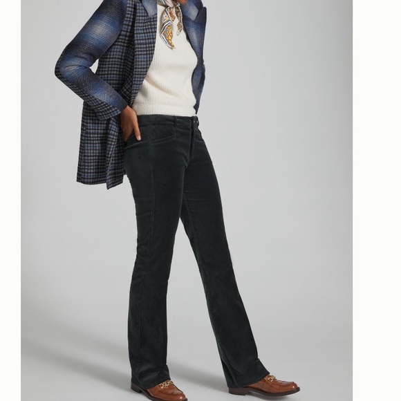 NWT Paige Sloane bootcut flared velvet jeans - Picture 4 of 12